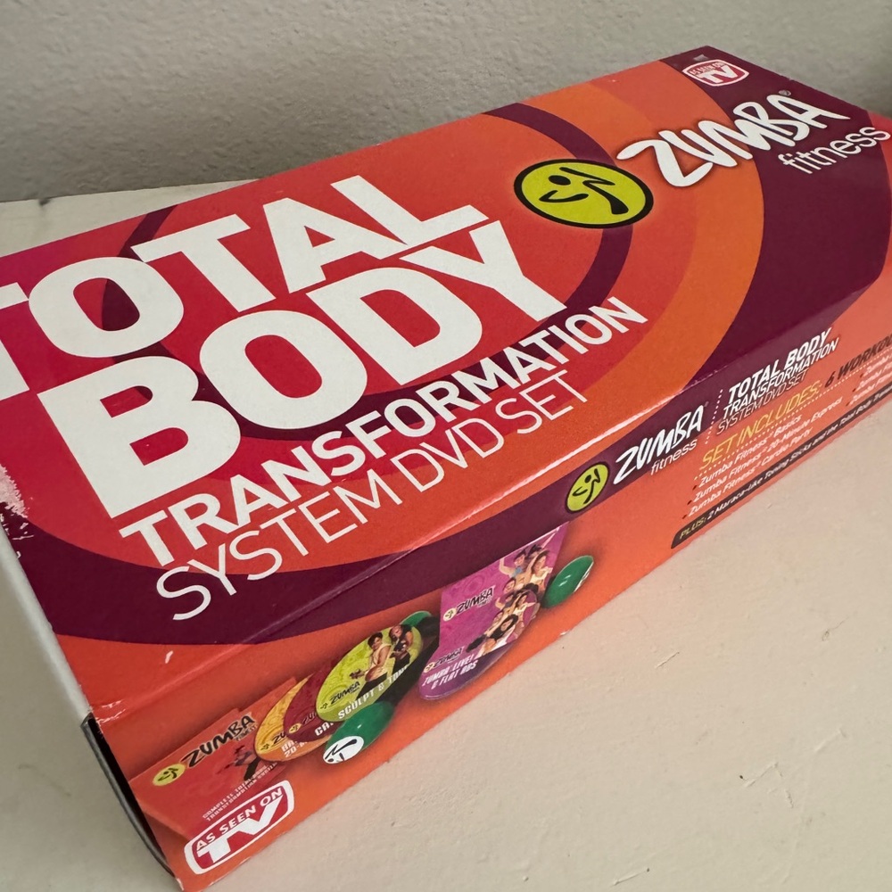 Zumba Total Body Transformation DVD Set with Toning Sticks